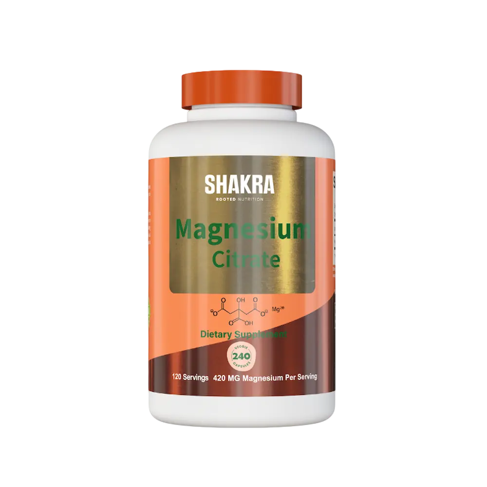 Citrato de Magnesio 420 mg 240 Capsulas