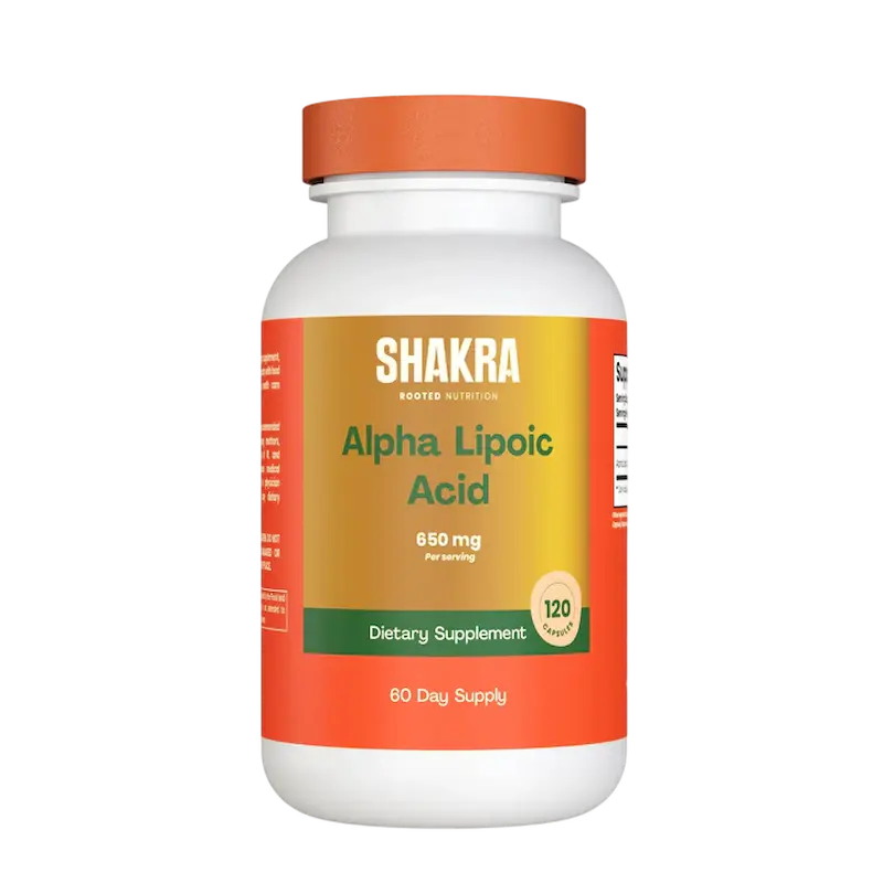 Acido Alfa Lipoico 650 mg 120 Capsulas