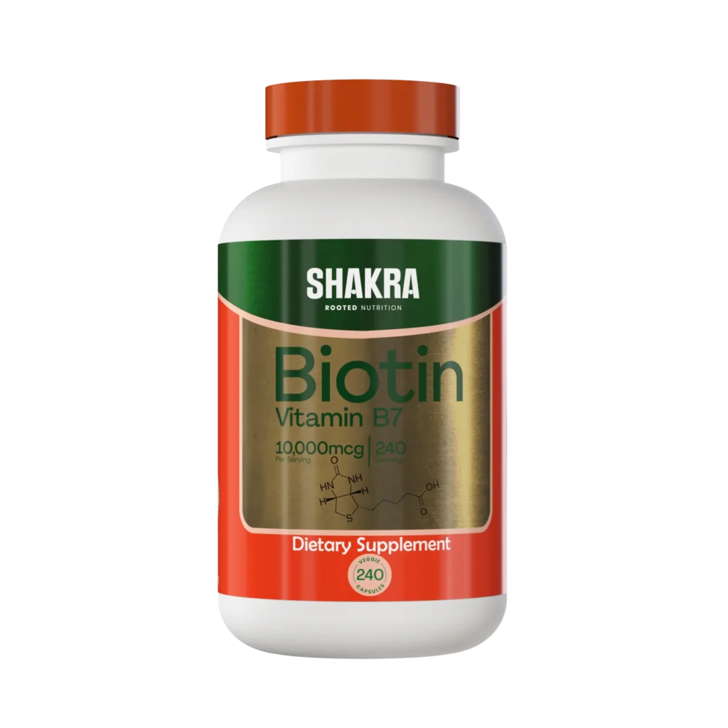 Biotina (vitamina B7) - 240 cápsulas