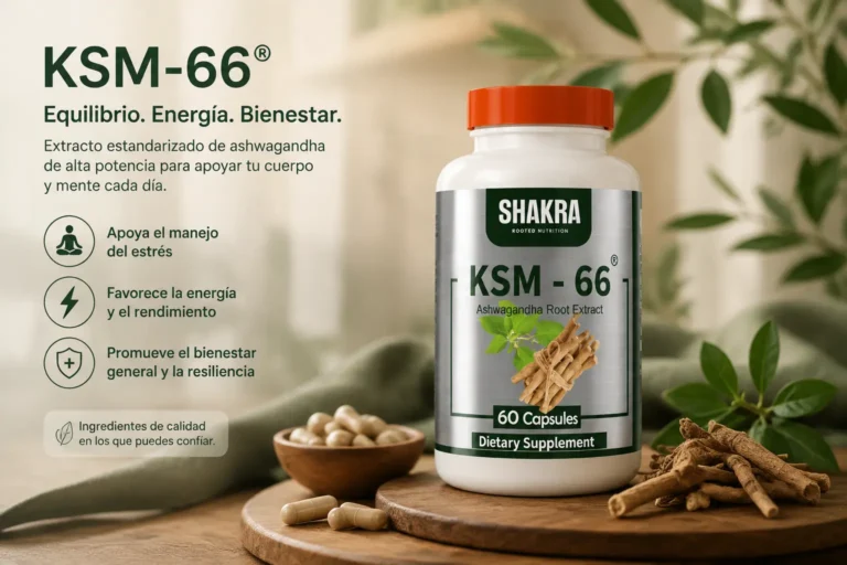 Cómo actúa la ashwagandha KSM-66 en el organismo