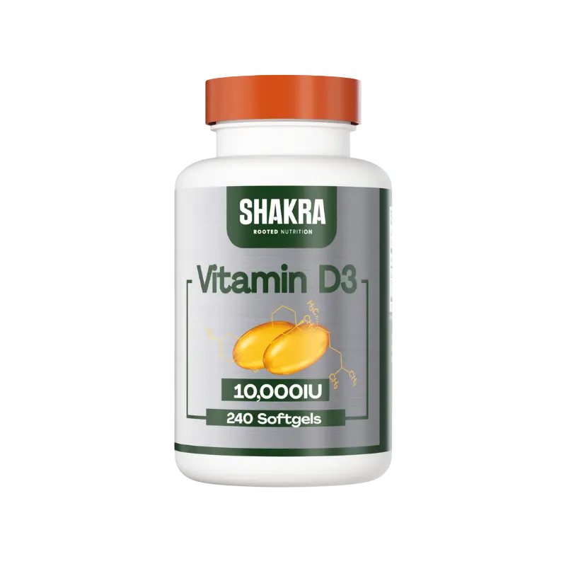 Vitamina D3 10,000 UI – 240 cápsulas