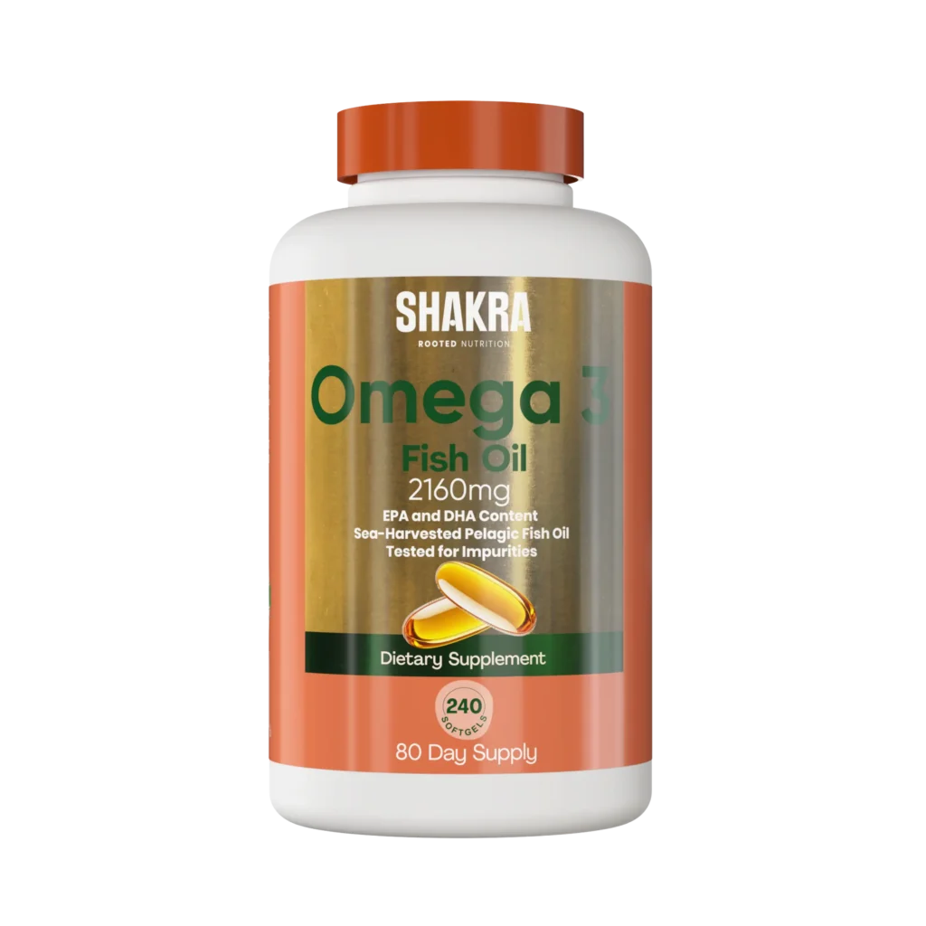 Omega 3 Fish Oil 2160 mg – 240 cápsulas blandas