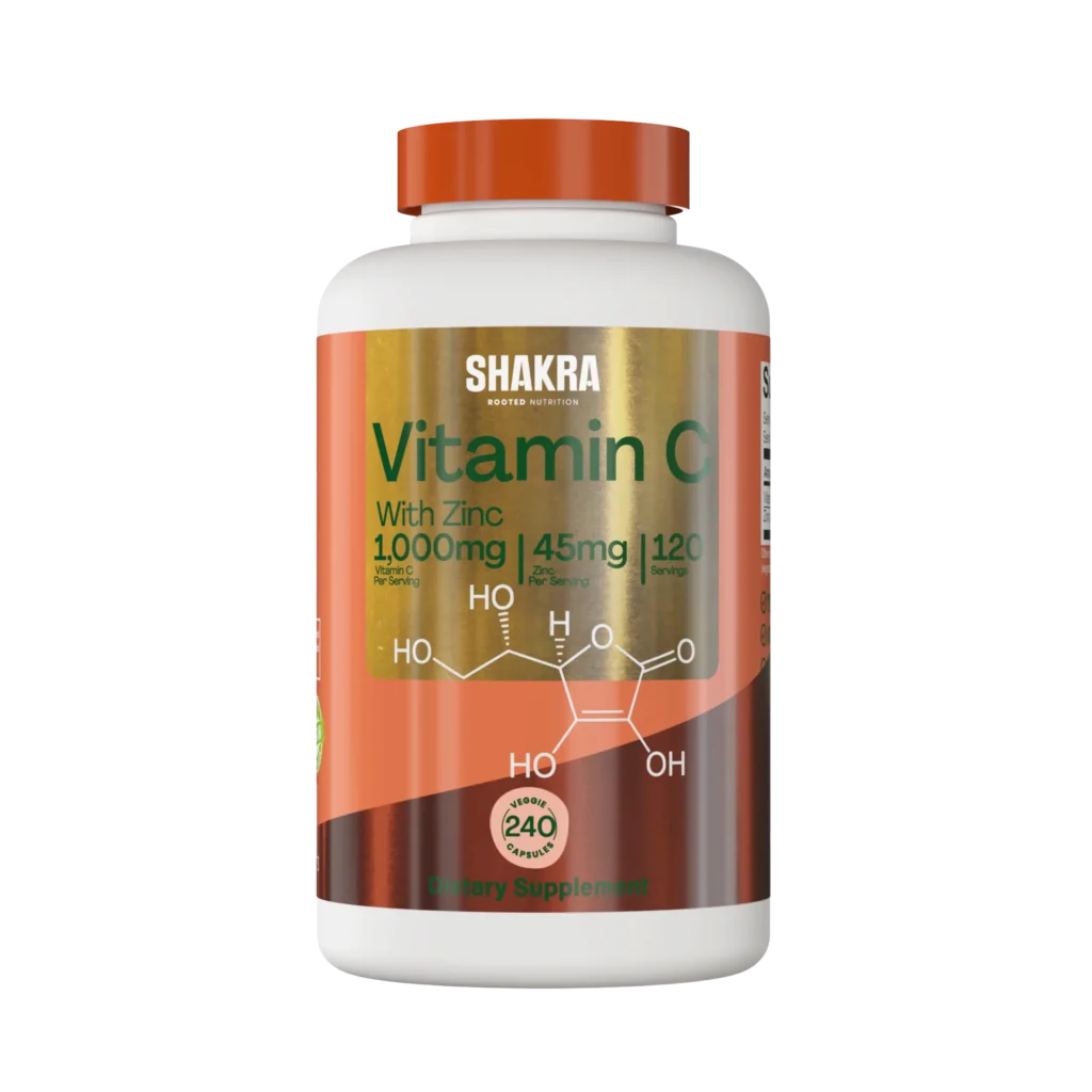 Vitamina C con Zinc 1000mg - 240 Cápsulas
