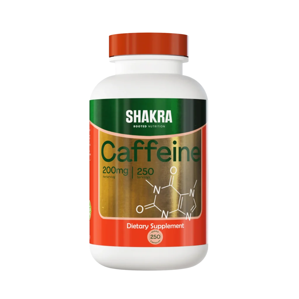 Cafeína 200mg 250 cápsulas