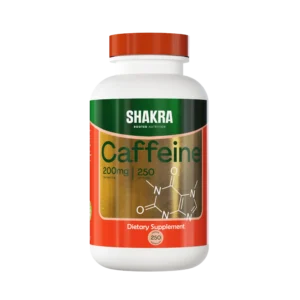 Cafeína 200mg 250 cápsulas