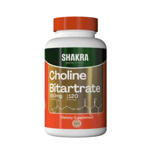 Bitartrato de Colina 650mg 120 cápsulas