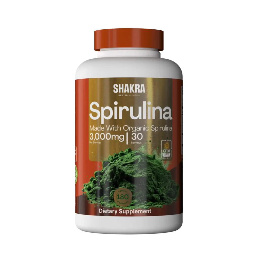 Espirulina 3000mg 180 cápsulas