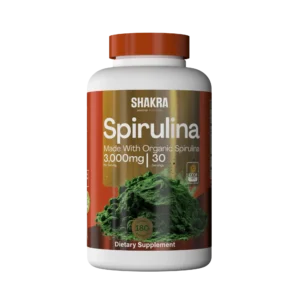 Espirulina 3000mg 180 cápsulas