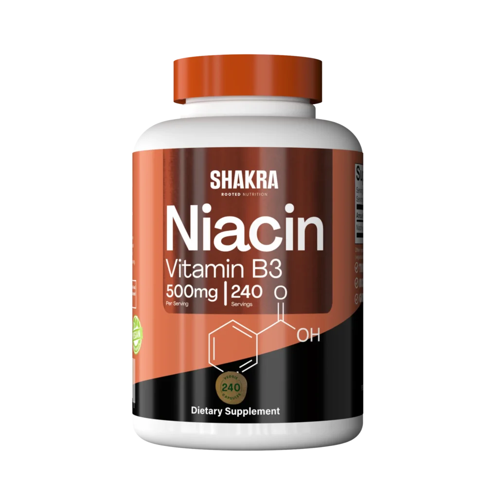 Niacina 500mg 240 cápsulas